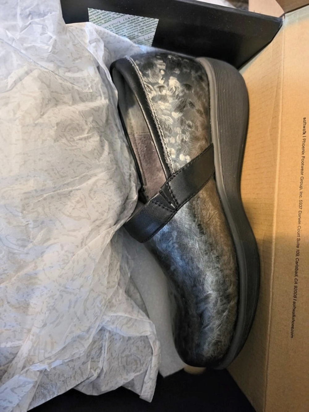 Soft Walk Glyder Meredith Slip-Resistant Clogs Black US 8.5 M Brand New